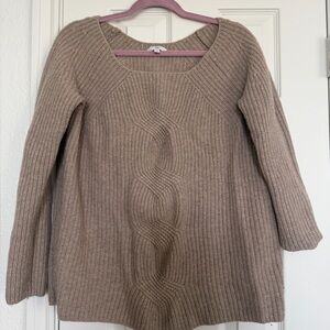 Gap -Cozy Taupe Cable Knit Sweater